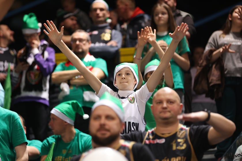 Śląsk Wrocław - Trefl Sopot, 23 grudnia 2023 r. - zdjęcia kibiców