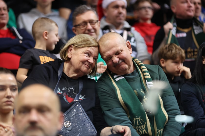 Śląsk Wrocław - Trefl Sopot, 23 grudnia 2023 r. - zdjęcia kibiców