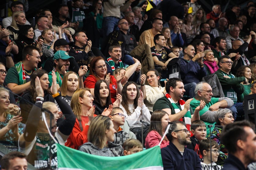 Koszykówka WKS Śląsk Wrocław - MKS Dąbrowa Górnicza. 7 stycznia 2024 Hala Orbita. Zdjęcia