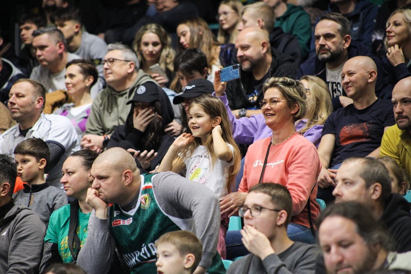 Koszykówka WKS Śląsk Wrocław - MKS Dąbrowa Górnicza. 7 stycznia 2024 Hala Orbita. Zdjęcia