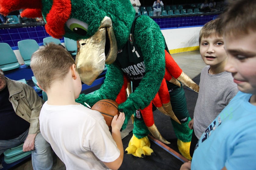 Koszykówka WKS Śląsk Wrocław - MKS Dąbrowa Górnicza. 7 stycznia 2024 Hala Orbita. Zdjęcia