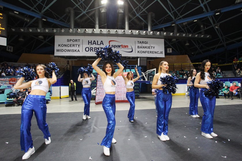 Koszykówka WKS Śląsk Wrocław - MKS Dąbrowa Górnicza. 7 stycznia 2024 Hala Orbita. Zdjęcia