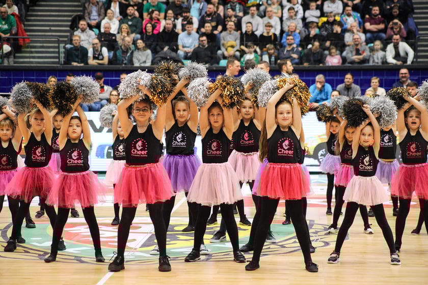 Koszykówka WKS Śląsk Wrocław - MKS Dąbrowa Górnicza. 7 stycznia 2024 Hala Orbita. Zdjęcia