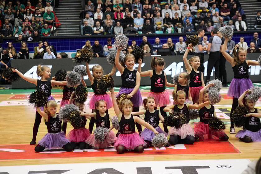 Koszykówka WKS Śląsk Wrocław - MKS Dąbrowa Górnicza. 7 stycznia 2024 Hala Orbita. Zdjęcia