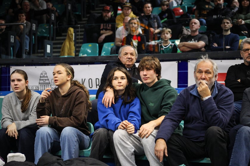 Koszykówka WKS Śląsk Wrocław - MKS Dąbrowa Górnicza. 7 stycznia 2024 Hala Orbita. Zdjęcia