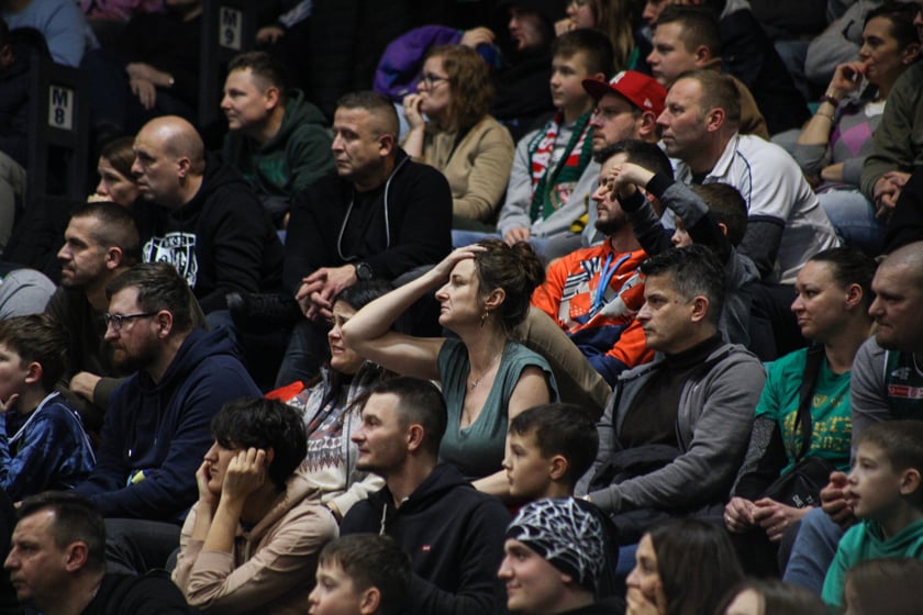 Koszykówka WKS Śląsk Wrocław - MKS Dąbrowa Górnicza. 7 stycznia 2024 Hala Orbita. Zdjęcia