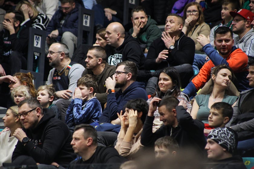 Koszykówka WKS Śląsk Wrocław - MKS Dąbrowa Górnicza. 7 stycznia 2024 Hala Orbita. Zdjęcia