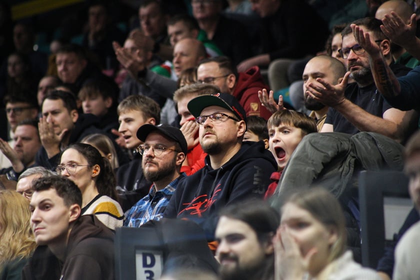 Koszykówka WKS Śląsk Wrocław - MKS Dąbrowa Górnicza. 7 stycznia 2024 Hala Orbita. Zdjęcia