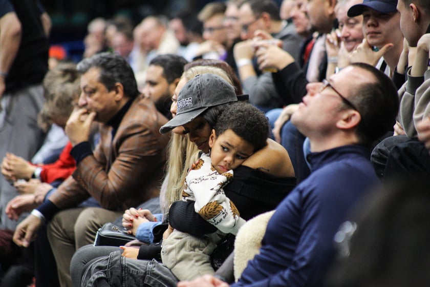 Koszykówka WKS Śląsk Wrocław - MKS Dąbrowa Górnicza. 7 stycznia 2024 Hala Orbita. Zdjęcia