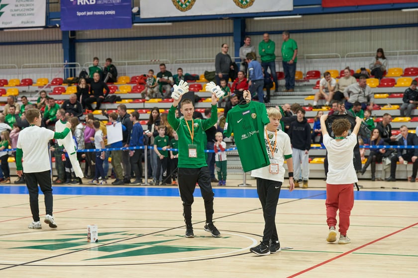 Charytatywny turniej piłkarski Tokar Cup, luty 2024, hala AWF Wrocław
