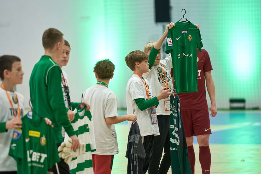 Charytatywny turniej piłkarski Tokar Cup, luty 2024, hala AWF Wrocław