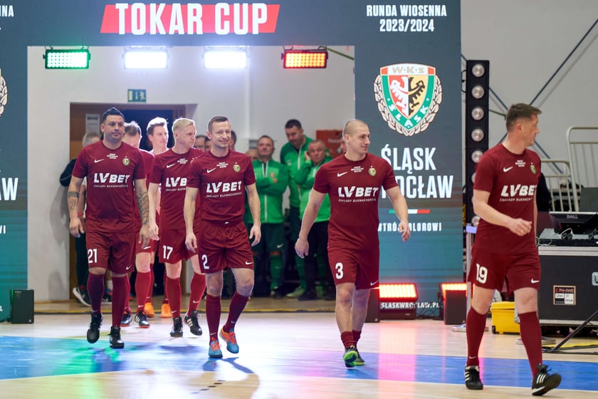 Charytatywny turniej piłkarski Tokar Cup, luty 2024, hala AWF Wrocław