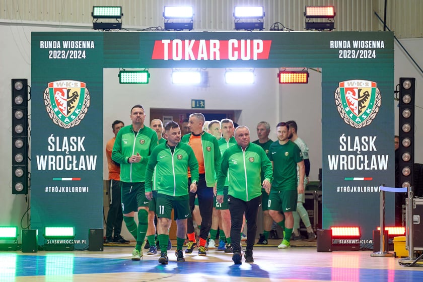 Charytatywny turniej piłkarski Tokar Cup, luty 2024, hala AWF Wrocław