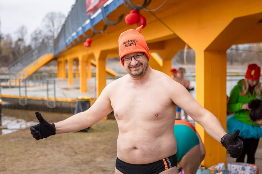 Wrocławskie Morsy na Morskim Oku - luty 2024