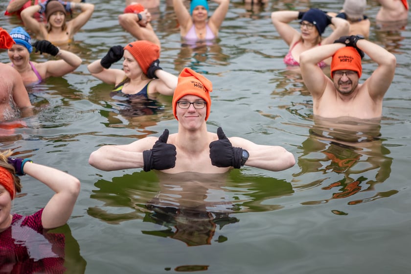 Wrocławskie Morsy na Morskim Oku - luty 2024