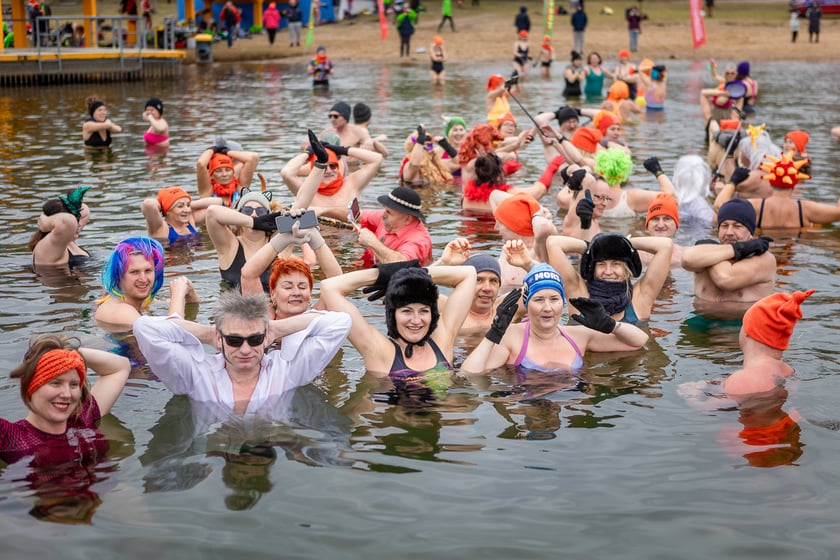 Wrocławskie Morsy na Morskim Oku - luty 2024