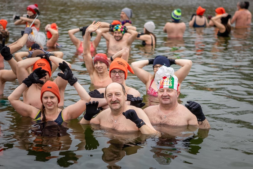 Wrocławskie Morsy na Morskim Oku - luty 2024