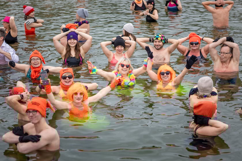 Wrocławskie Morsy na Morskim Oku - luty 2024