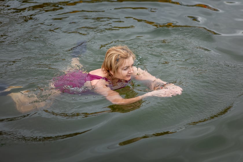 Wrocławskie Morsy na Morskim Oku - luty 2024