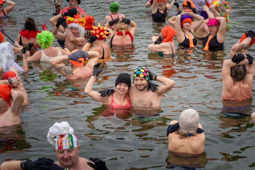 Wrocławskie Morsy na Morskim Oku - luty 2024