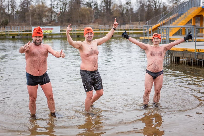 Wrocławskie Morsy na Morskim Oku - luty 2024