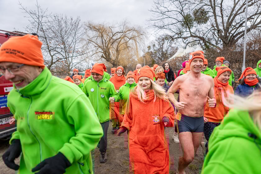 Wrocławskie Morsy na Morskim Oku - luty 2024