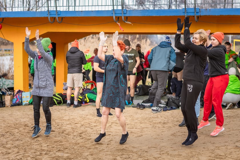 Wrocławskie Morsy na Morskim Oku - luty 2024