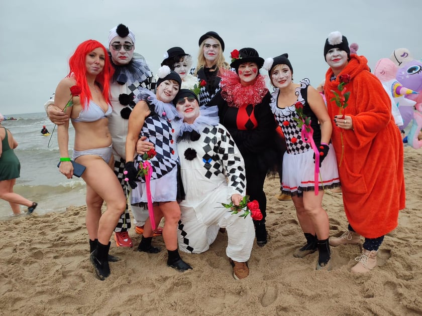 XXI Międzynarodowy Zlot Morsów w Mielnie odbył się w miniony weekend. Na zdjęciu morsy z Wrocławia