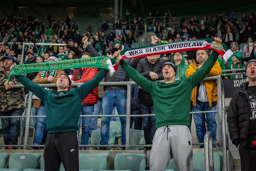 Zdjęcia kibiców z meczu Śląsk Wrocław - Stal Mielec