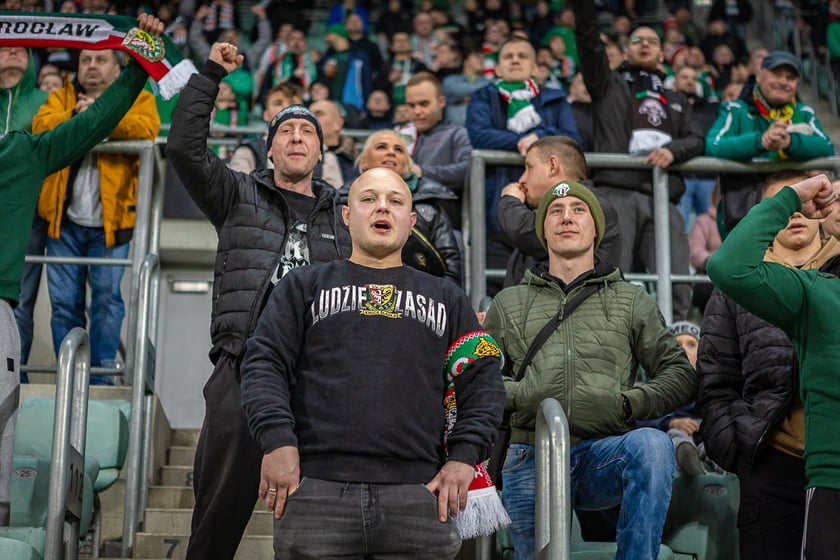 Zdjęcia kibiców z meczu Śląsk Wrocław - Stal Mielec