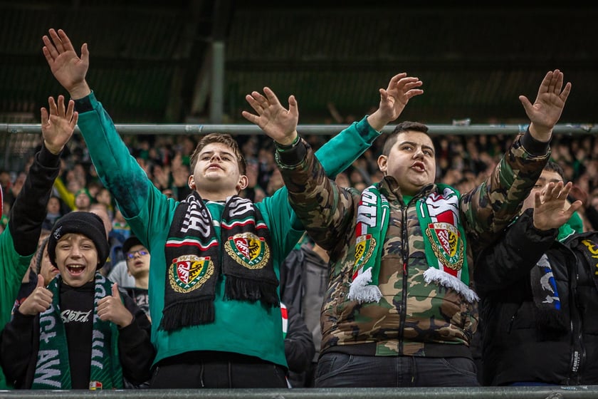 Zdjęcia kibiców z meczu Śląsk Wrocław - Stal Mielec