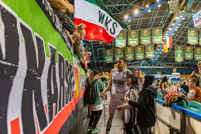 Śląsk Wrocław - Czarni Słupsk, hala Orbita, 2024