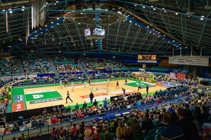 Śląsk Wrocław - Czarni Słupsk, hala Orbita, 2024