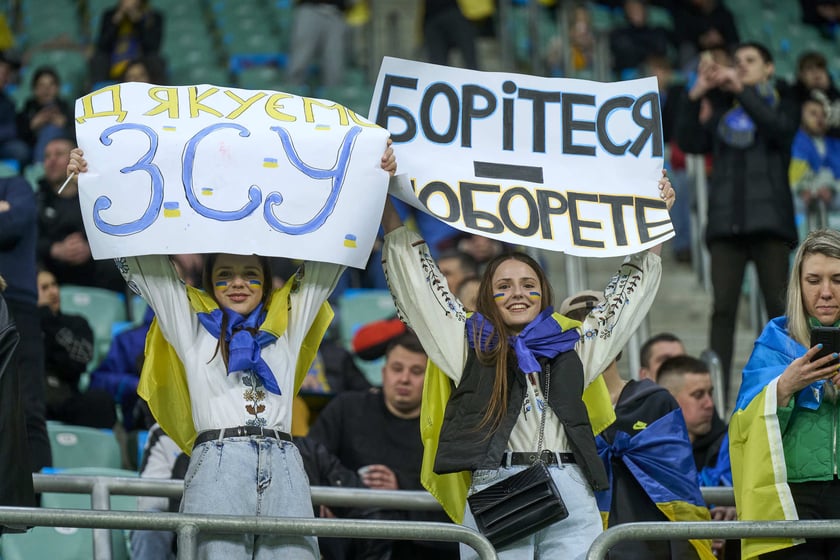 Ukraina - Islandia na Tarczyński Arenie - zdjęcia z meczu oraz kibiców