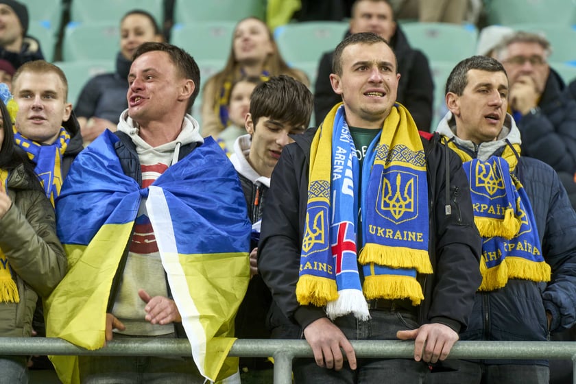 Ukraina - Islandia na Tarczyński Arenie - zdjęcia z meczu oraz kibiców