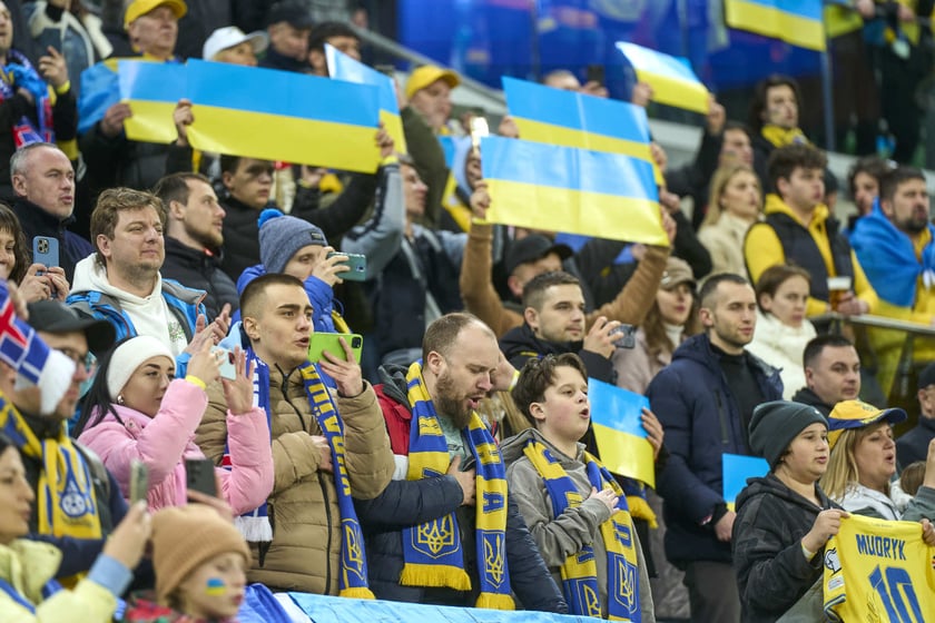 Ukraina - Islandia na Tarczyński Arenie - zdjęcia z meczu oraz kibiców