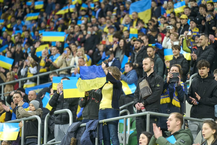 Ukraina - Islandia na Tarczyński Arenie - zdjęcia z meczu oraz kibiców