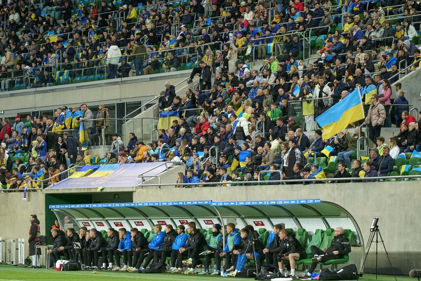 Ukraina - Islandia na Tarczyński Arenie - zdjęcia z meczu oraz kibiców