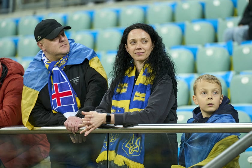 Ukraina - Islandia na Tarczyński Arenie - zdjęcia z meczu oraz kibiców