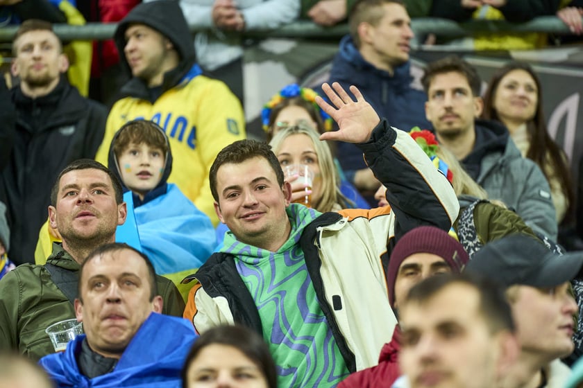 Ukraina - Islandia na Tarczyński Arenie - zdjęcia z meczu oraz kibiców