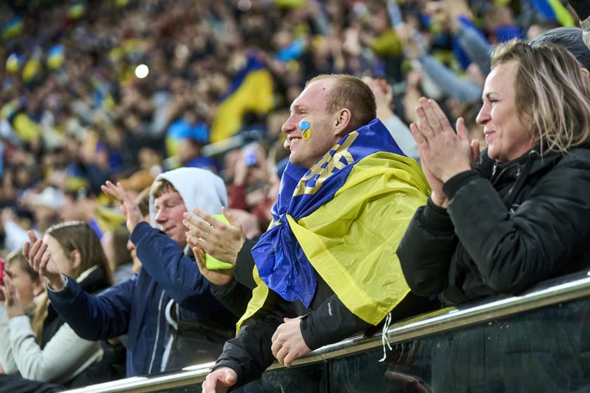 Ukraina - Islandia na Tarczyński Arenie - zdjęcia z meczu oraz kibiców