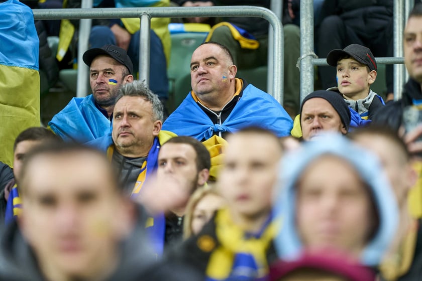 Ukraina - Islandia na Tarczyński Arenie - zdjęcia z meczu oraz kibiców