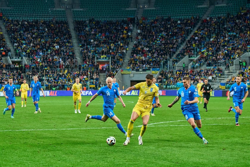 Ukraina - Islandia na Tarczyński Arenie - zdjęcia z meczu oraz kibiców