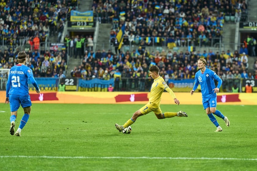 Ukraina - Islandia na Tarczyński Arenie - zdjęcia z meczu oraz kibiców