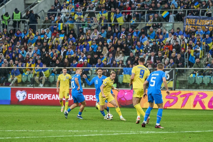Ukraina - Islandia na Tarczyński Arenie - zdjęcia z meczu oraz kibiców
