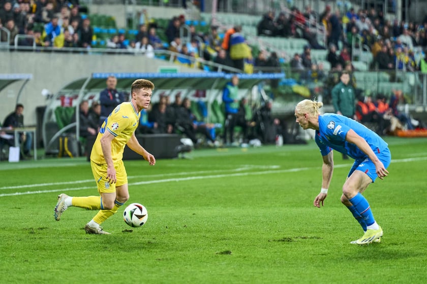 Ukraina - Islandia na Tarczyński Arenie - zdjęcia z meczu oraz kibiców