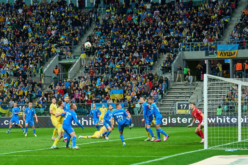Ukraina - Islandia na Tarczyński Arenie - zdjęcia z meczu oraz kibiców