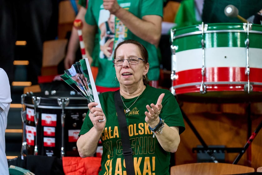 Mecz Śląska z Anwilem w Hali Stulecia, 27 marca 2024