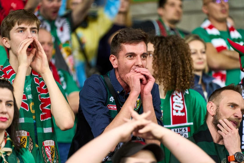 Mecz Śląska z Anwilem w Hali Stulecia, 27 marca 2024