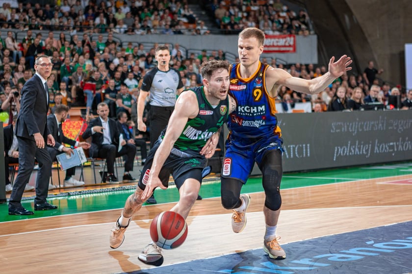 Śląsk Wrocław - Stal Ostrów Wielkopolski, 1 kwietnia 2024, Hala Stulecia